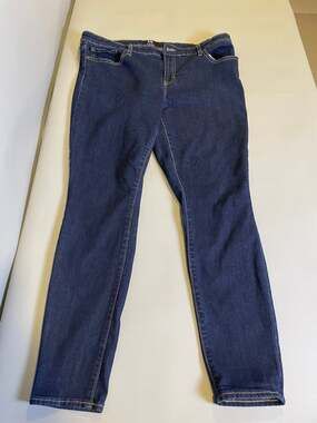GAP Womens 33 Regular Denim Legging Skinny Jeans Dark Wash